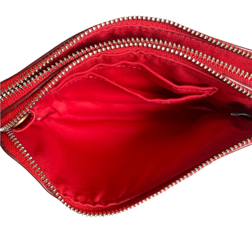 Coach double zip wristlet - Picture 4 of 7